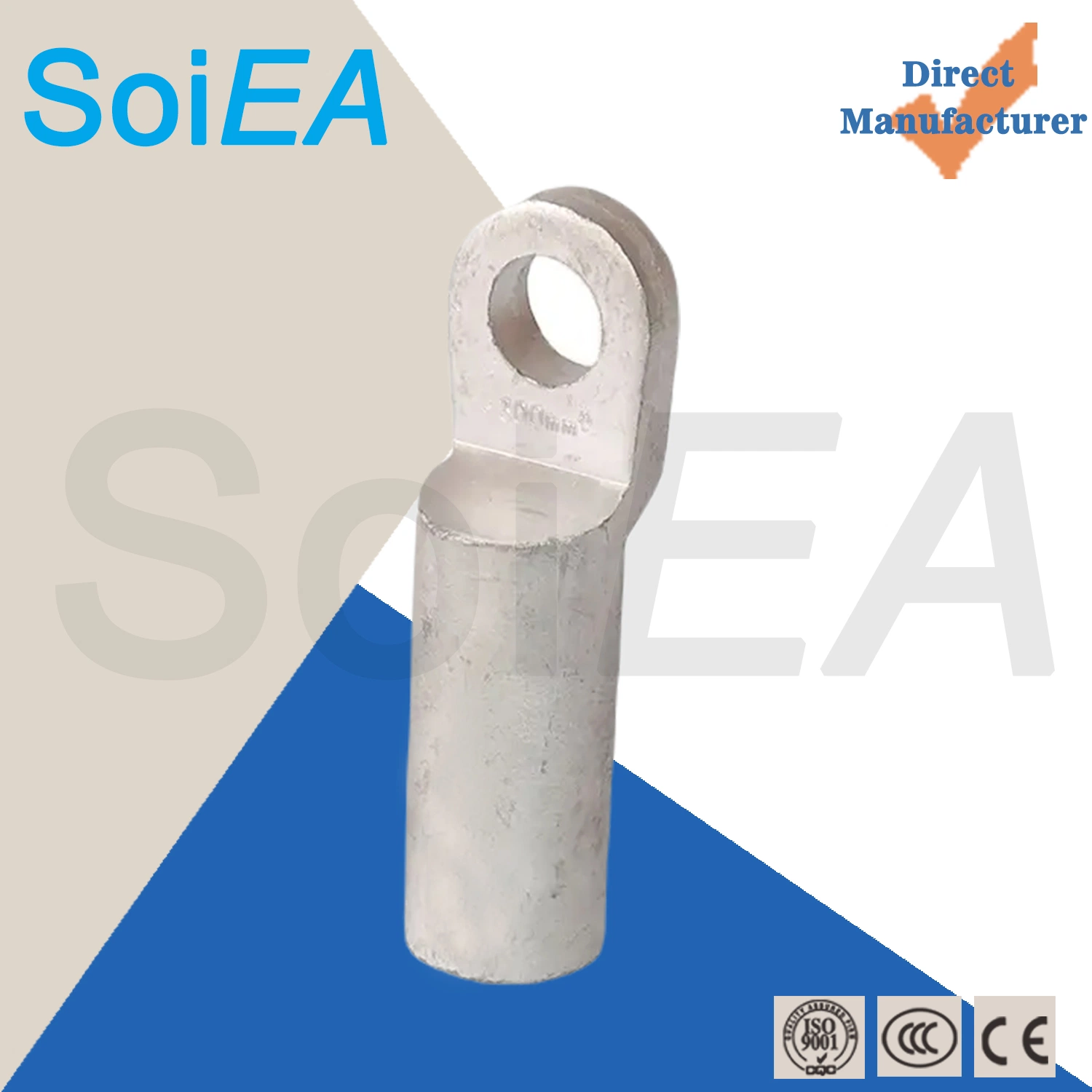 Aluminium Cable Lugs, China Supplier Round Type Terminal Aluminum Sleeves Ferrules