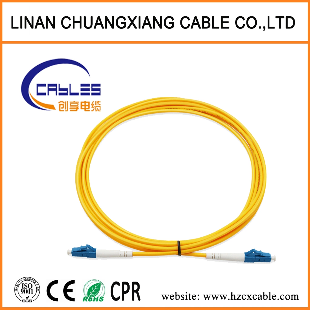 Optical Fiber Cable 1-4 Cores FTTH Drop Flat Cable LSZH Steel Wire Outdoor LC-LC Patch Cord G657A
