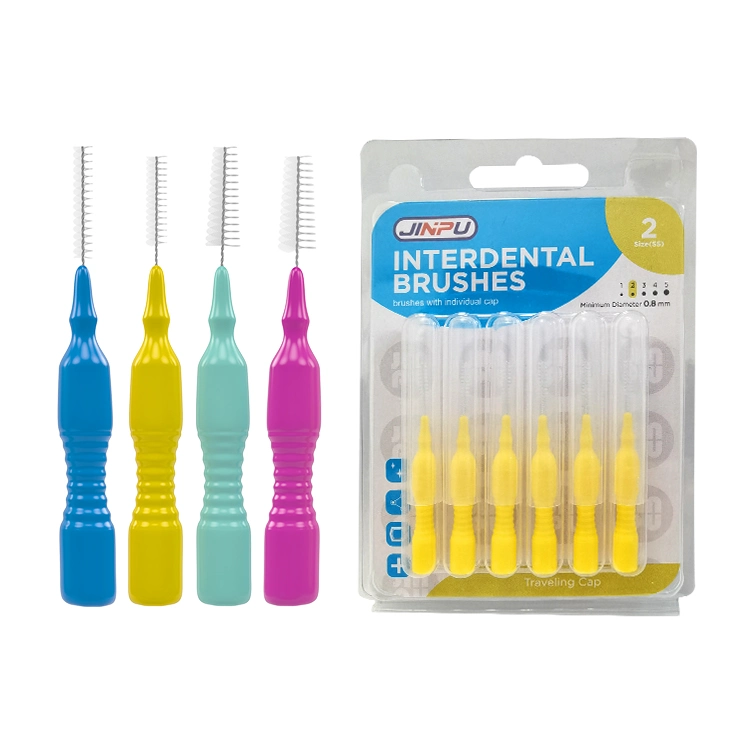 Un buen proveedor venta barata Color personalizado innovador cepillo interdental