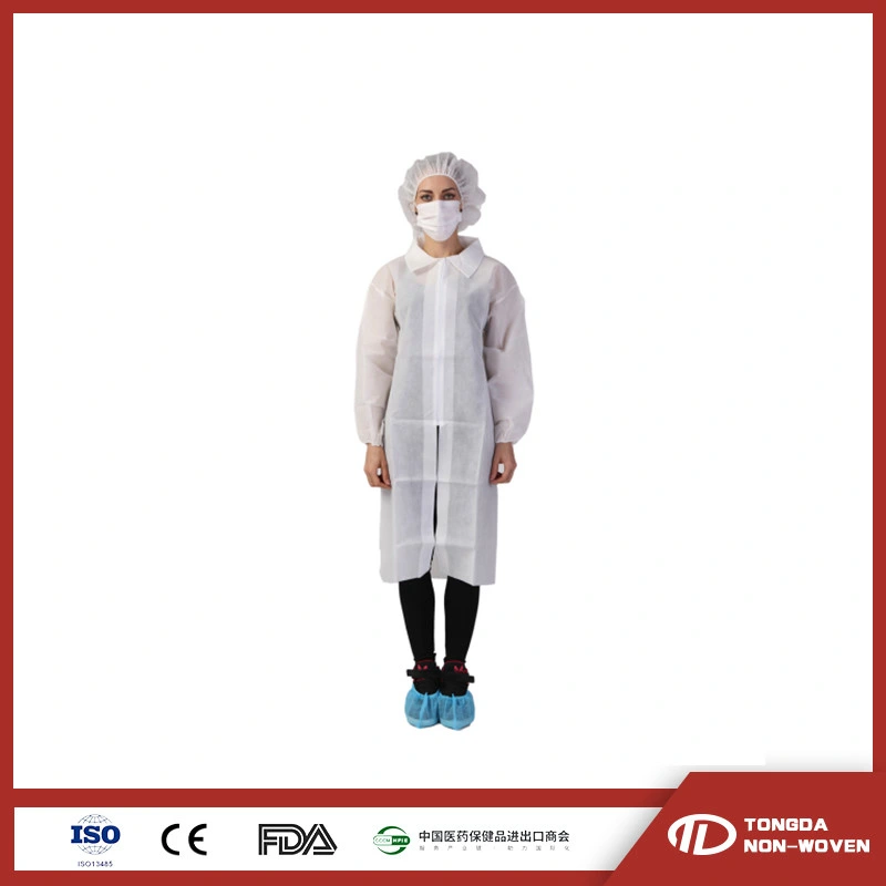 Factory Supply Doctor Uniform/Lab Coat Gown White Scrubs Nurse Uniform Medical Protective Clothing Wholesale/Supplier Disposable Dental Doctor Lab Coat