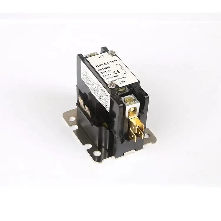 Magnetic Contactor Air Conditioning Contactors Copper Coil Silver Spot 2p 40A 12V CE Certificate