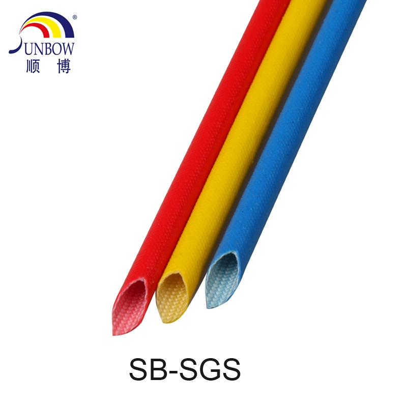 1.5Kv 2.5Kv 4kv 7kv revestido de silicone Luva de fibra de vidro UL Tensão Alta da borracha de silicone Luva de fibra de vidro