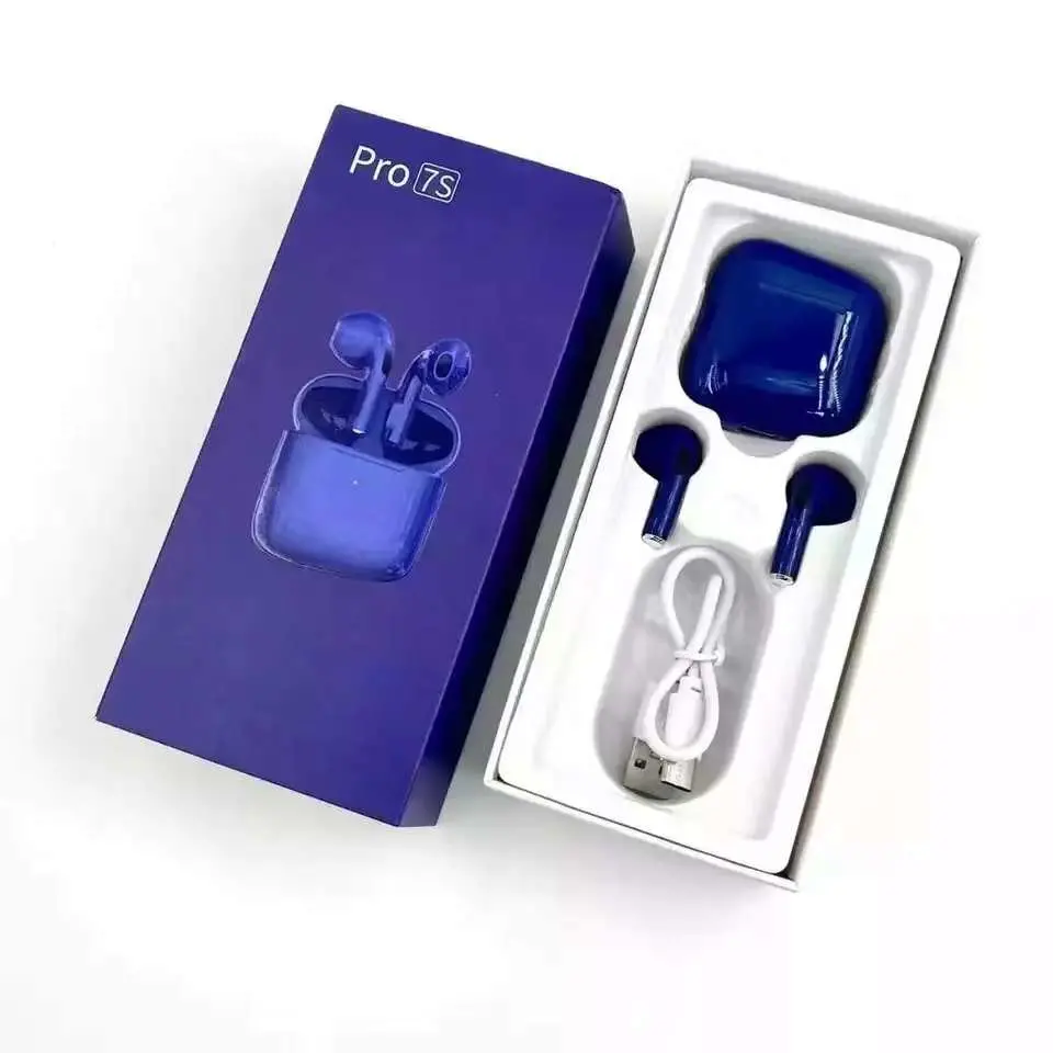 PRO 7s nova chegada fones de ouvido sem fio Bluetooth Estéreo para Auscultadores Tws fone de ouvido BT PRO7 Mini Sports auriculares com cancelamento de ruído inteligente graves fortes