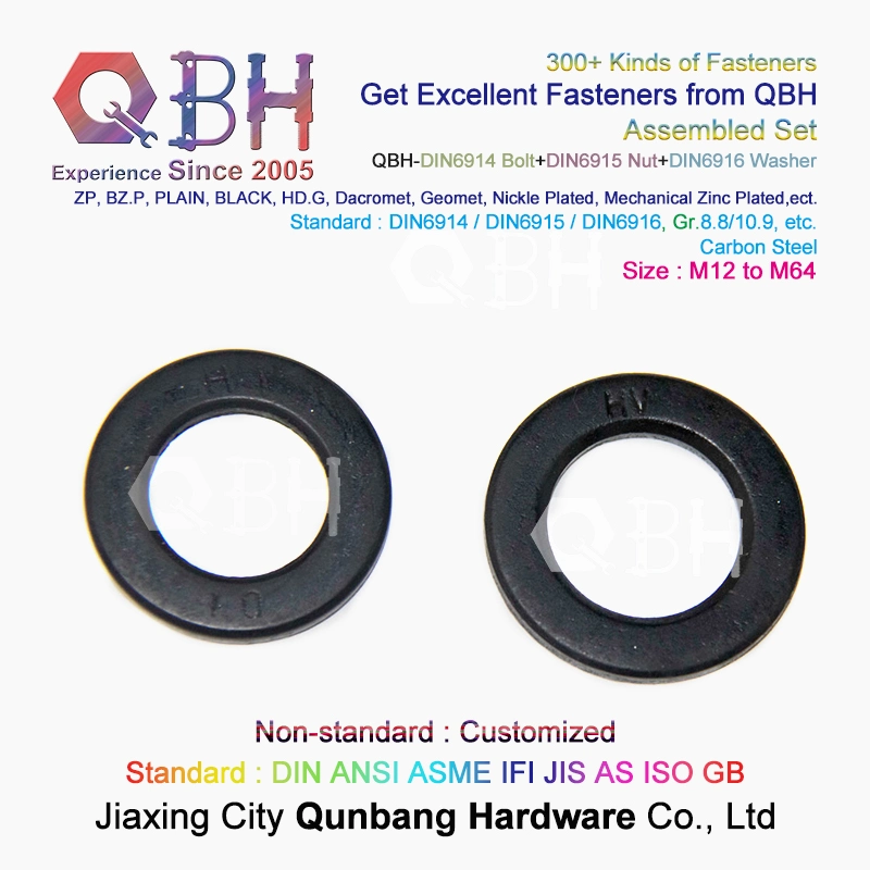 10%off DIN6914 Hex Bolt + DIN6915 Hex Nut + DIN6916 Washer M12-M64 Cl. 8.8/10.9 Construction Building Materials Fastener Fittings Steel Structure Assembled Set