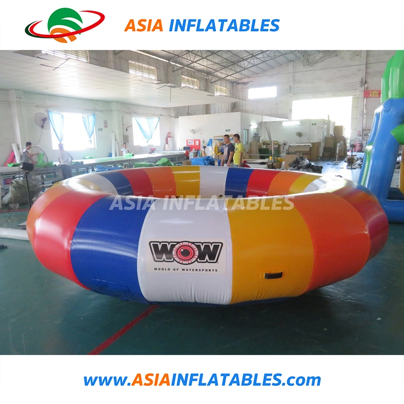 Inflatable Floating Water Toy Towable UFO Inflatable Disco Boat