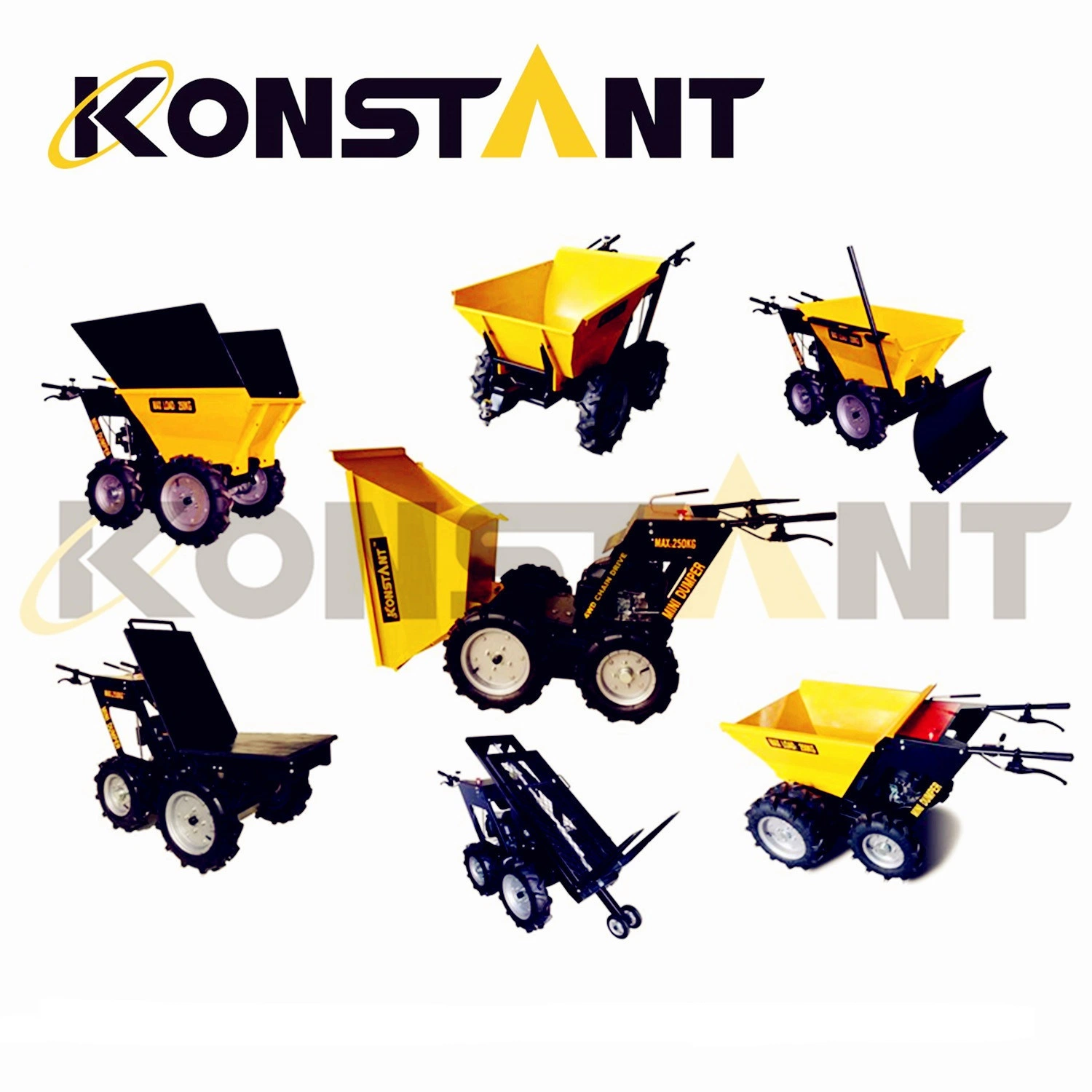 Mini Dumper Zubehör Power Lift Carry für den Gütertransport