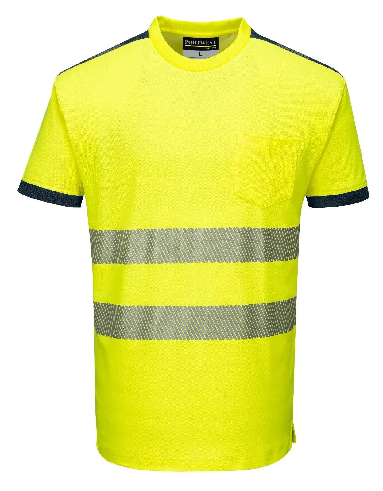 Custom Made High quality/High cost performance  Reflective Hi Vis Safety Workwear Uniform Neon Polo Work Shirt