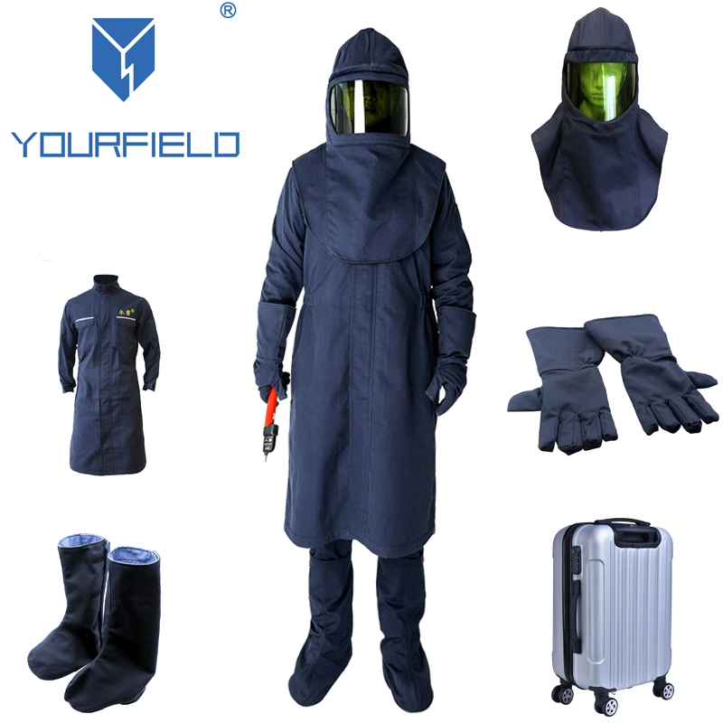 Industrial Electr Safety Suit Workwear 27cal Arc Flash Clothing Jacket Pants