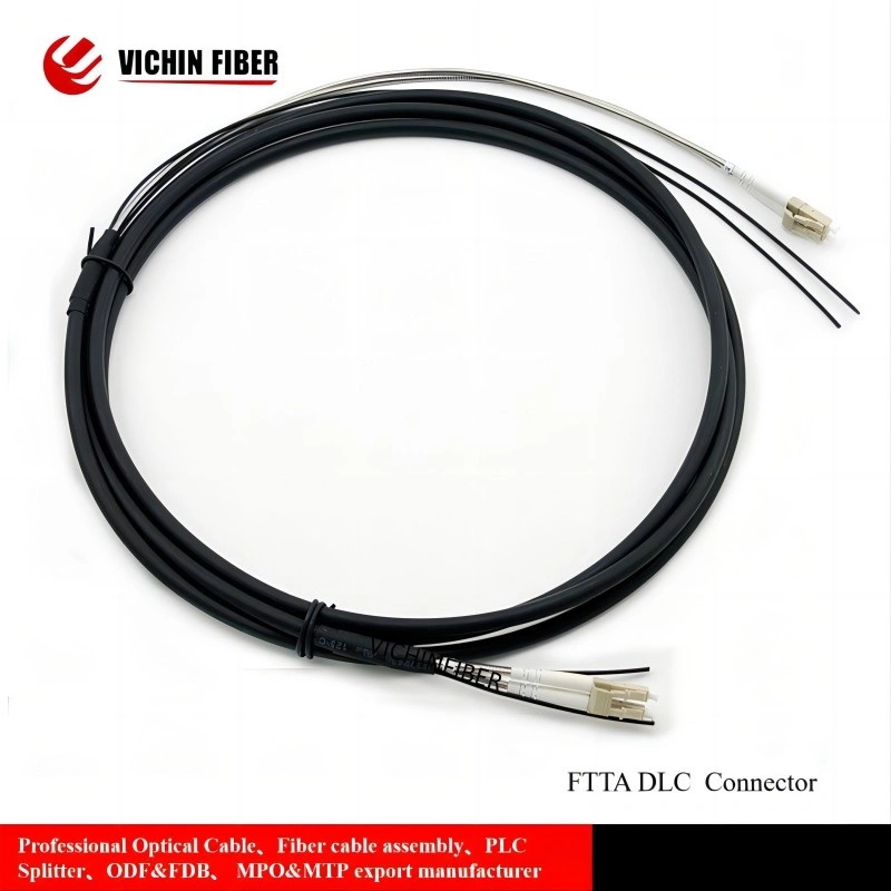 Outdoor Ftta Multi-Mode Om2 4.8mm Cpri Dlc Connector Fiber Optic Jumper