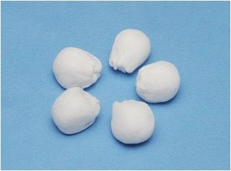 100% Cotton High Absorbent Medical Sterile Disposable Non-Woven Gauze Ball