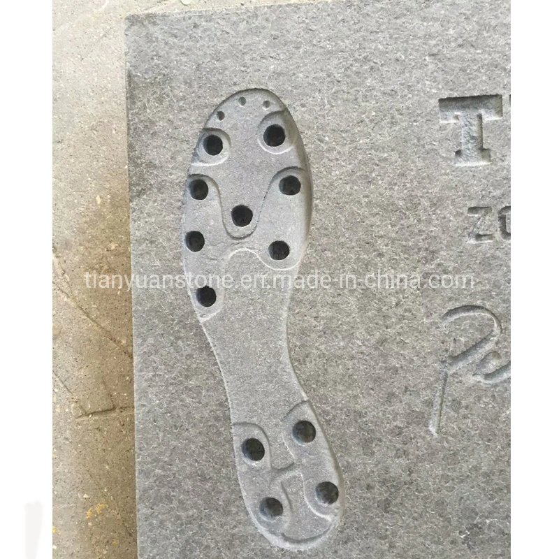 La escultura de granito y piedra natural tallas (talla de zapatos de fútbol)