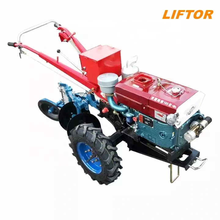 Lifter 12HP Diesel Landwirtschaftlichen Mini-Power-Tiller Anhänger Walking Tractor