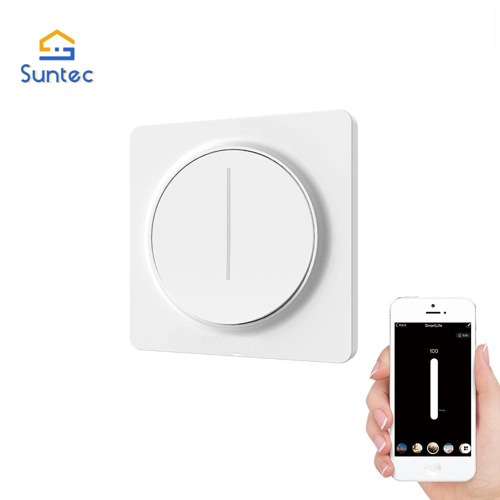 O WiFi/Zigbee Smart Touch luz de LED do interruptor de luz da intensidade e controle de RF