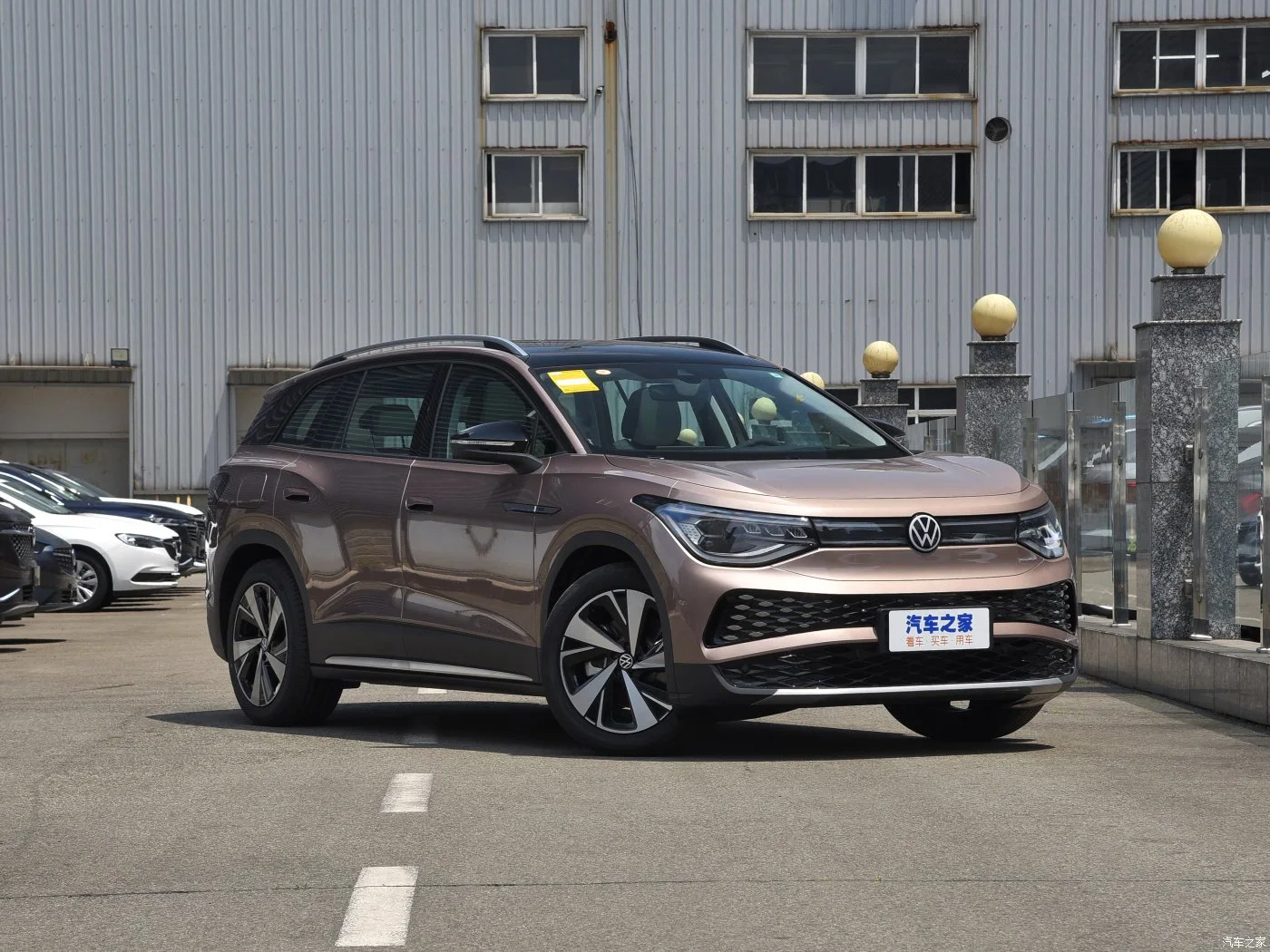 VW SUV ID6X PRO 7 Asientos Izquierda ID6 X de energía del vehículo eléctrico vehículo eléctrico de automóvil ID6. Los coches X EV de resistencia de largo kilometraje 601 Km.