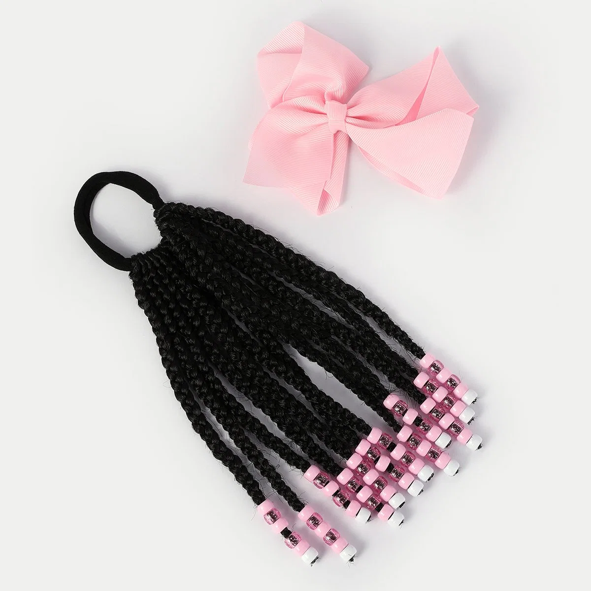 Children's Hair Accessories Chemical Fiber Wig Bow Luminous Children's Hair Accessories