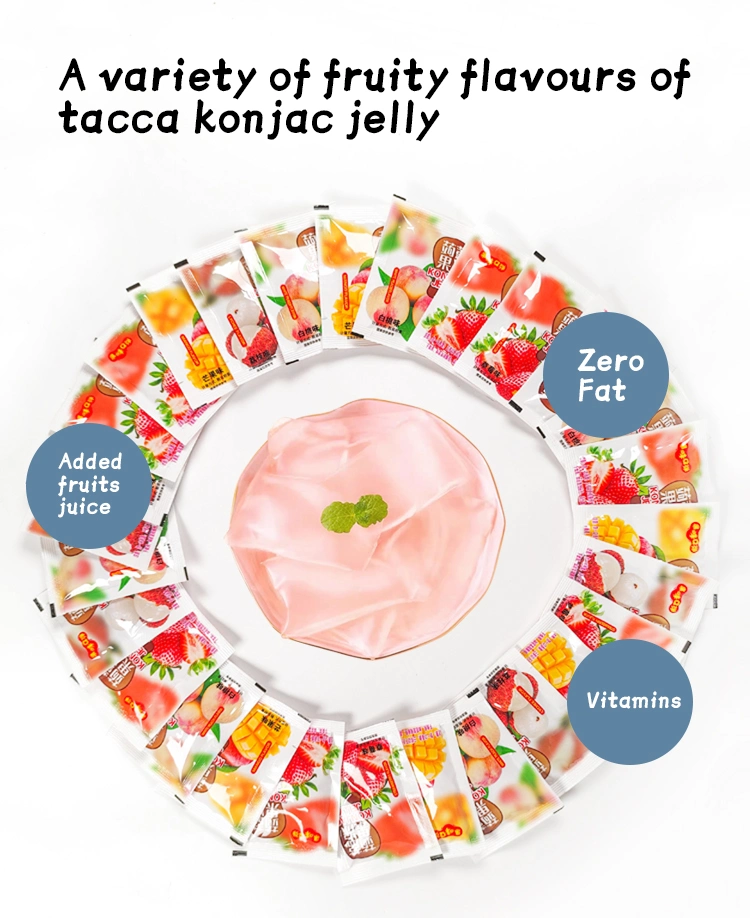 Instant Zero Fat Adultos Instant Shirataki Konjac frutas geléia