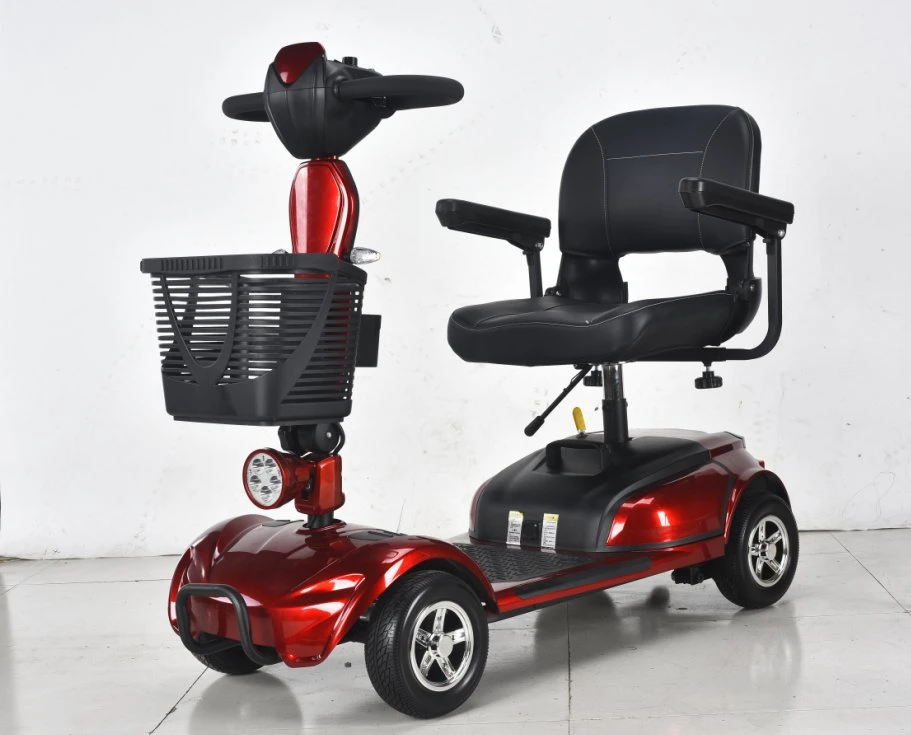 Comfortable Elderly off Road Folding Handicap Electric 4 Wheels Mobility Scooter