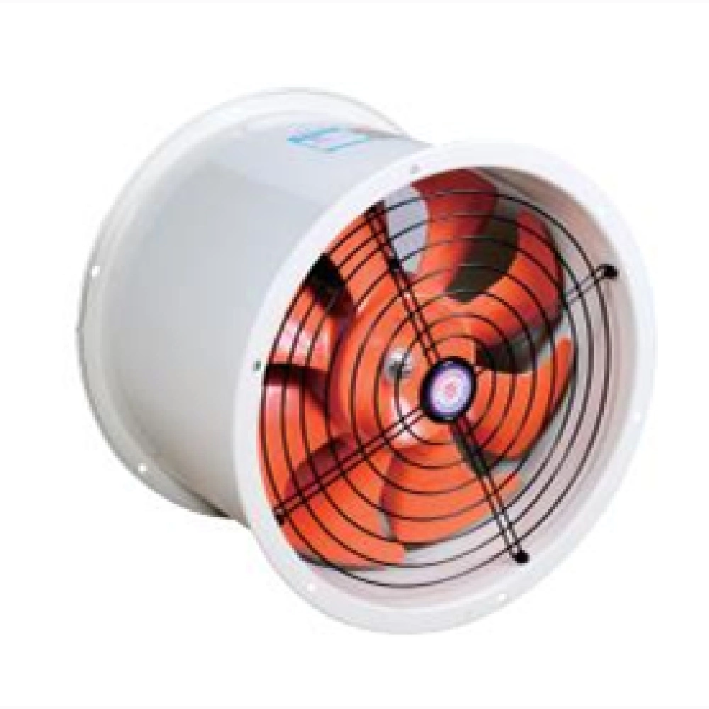 PP Type ABS Type Round Industrial Dust Extractor Fan Withe IEC