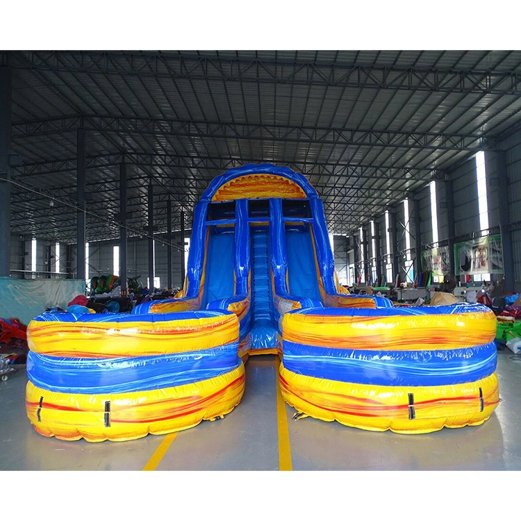 Adult Kids Outdoor Backyard Big Waterslide Giant Inflatable Water Slide Commercial Water Slides with Swimming Pool