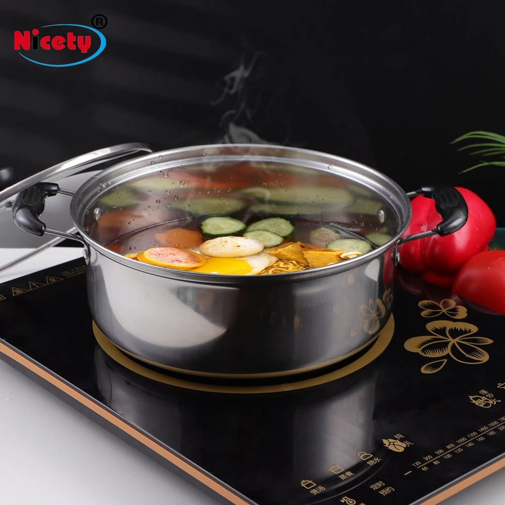 Wholesale/Supplier Customizable Cooking Pot Home Kitchenware Casserole Saucepan Stainless Steel Cookware Set