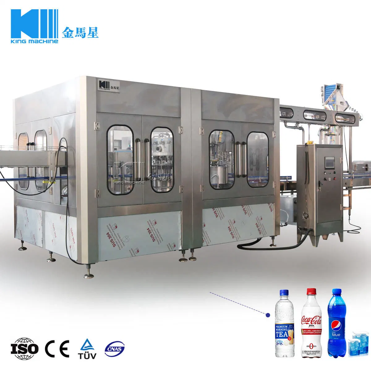 3000 Bph Small Scale Carbonated Drink Filling Machine