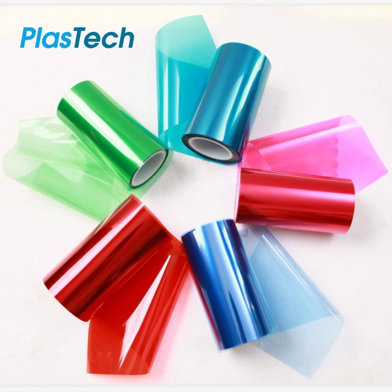 12mic~100mic Biaxially Oriented Polyester BOPET Colorful Packing Film