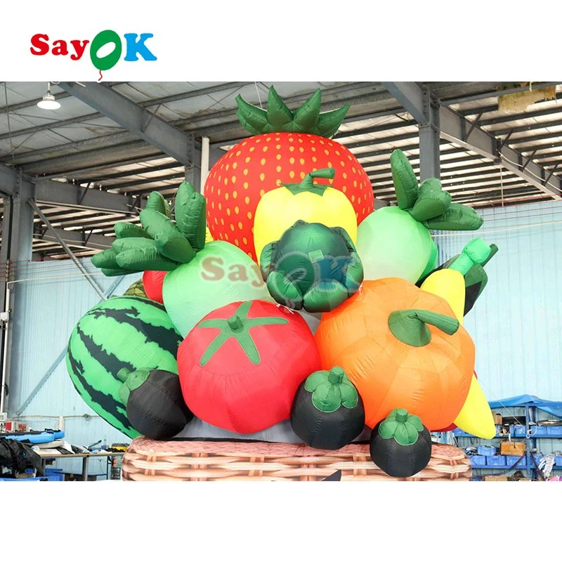 Fruit et légumes en forme de potager modèle à l'intention des Solde Décoration de mascotte personnalisée