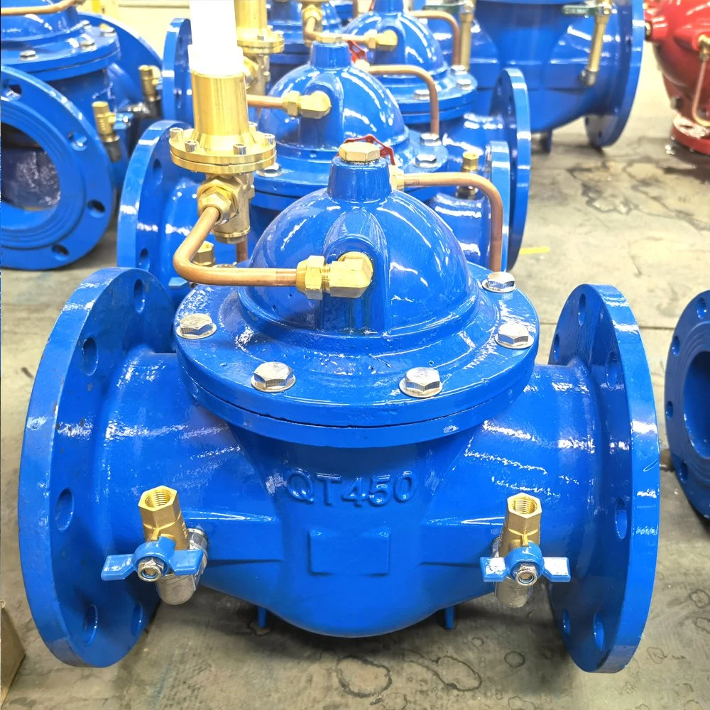 100X Flutuação de superfície válvula de controlo hidráulico Industrial controlo de redução da pressão Válvulas para as extremidades da flange da China aqueada Geral