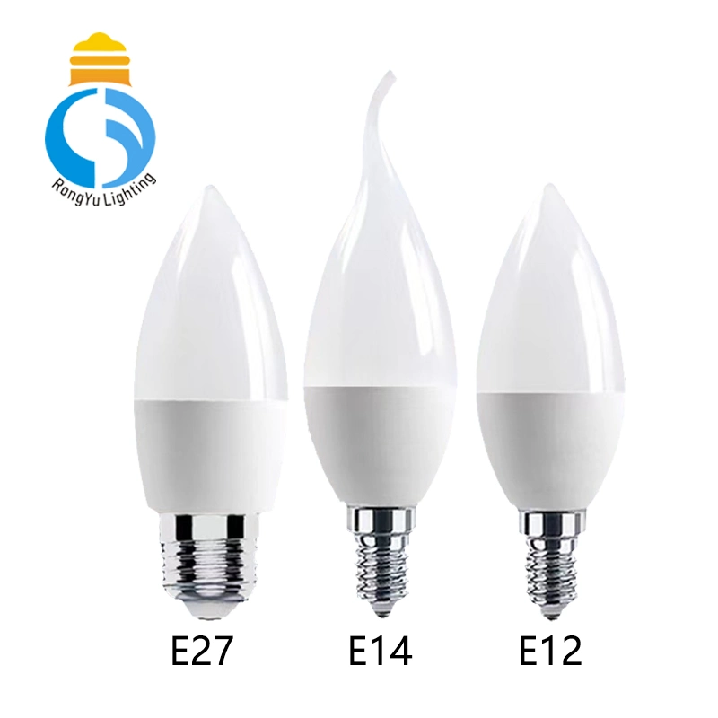 LED Candle Light E14 Lamp 5W 220V C35 C37 LED Bulb