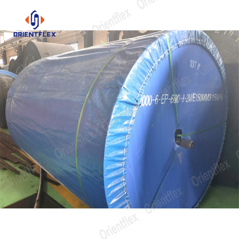 Heat Resistant Nylon Belt Conveyor Machine Rubber Movable Conveyor Belt