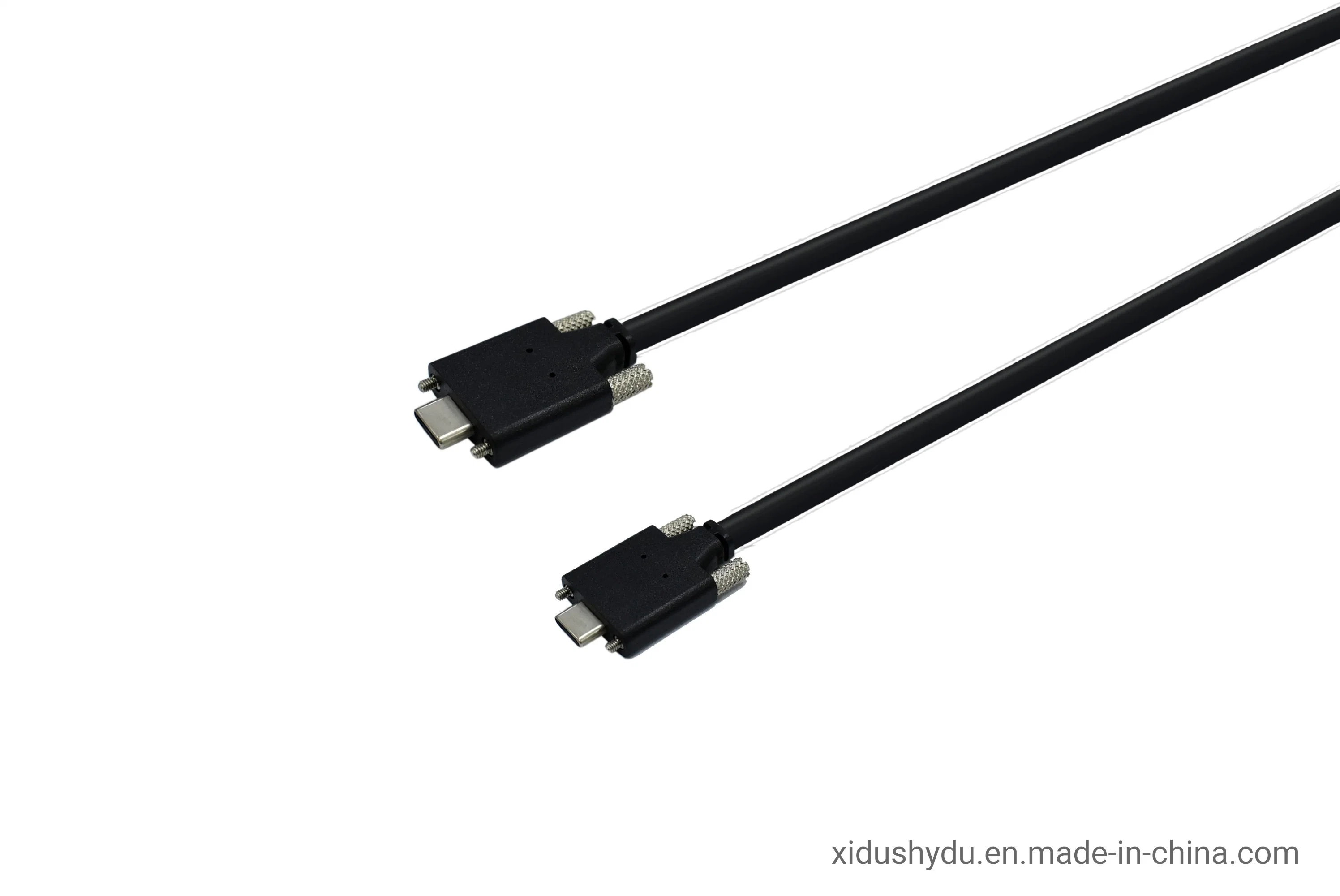 10Gbps 100W cable E-Marker USB tipo C con bloqueo roscado