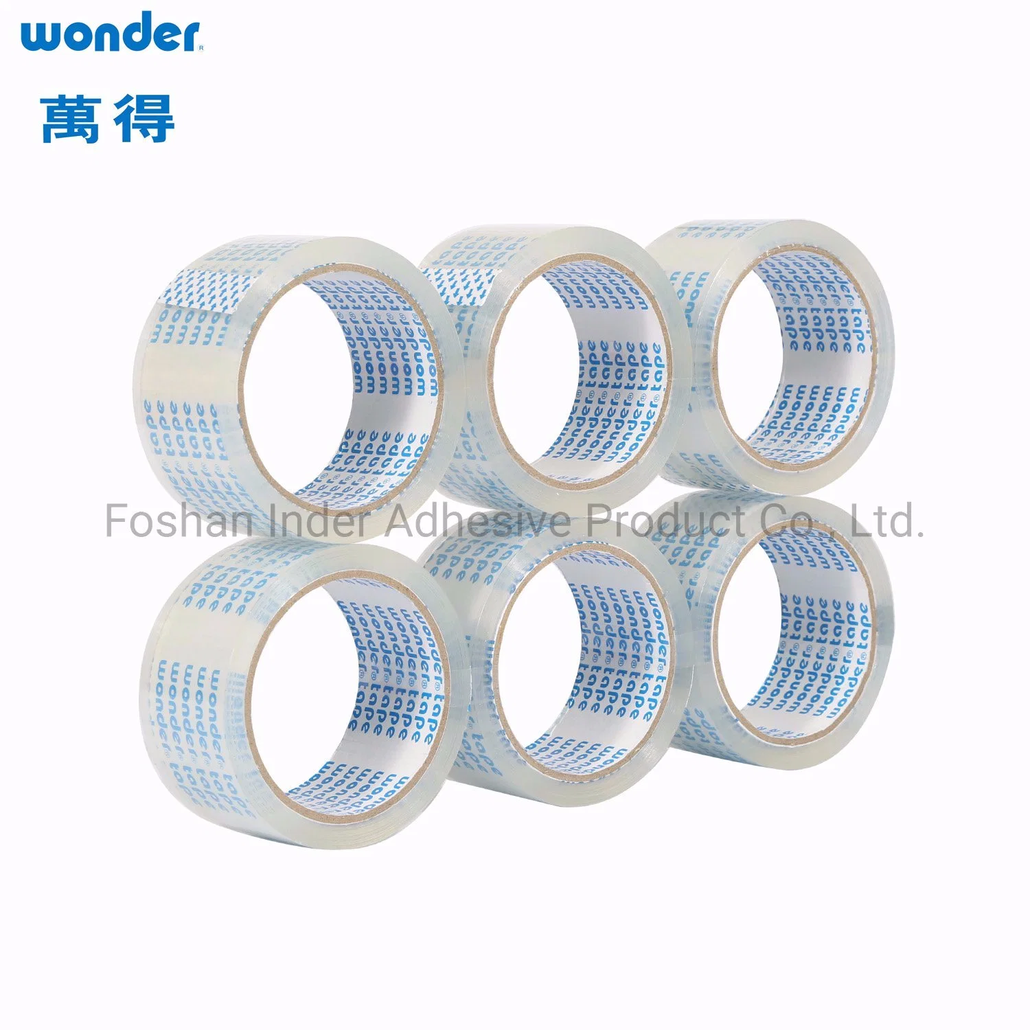 OPP / BOPP Acrylic Transparent Stationery/Sellotape Adhesive Tape for Office