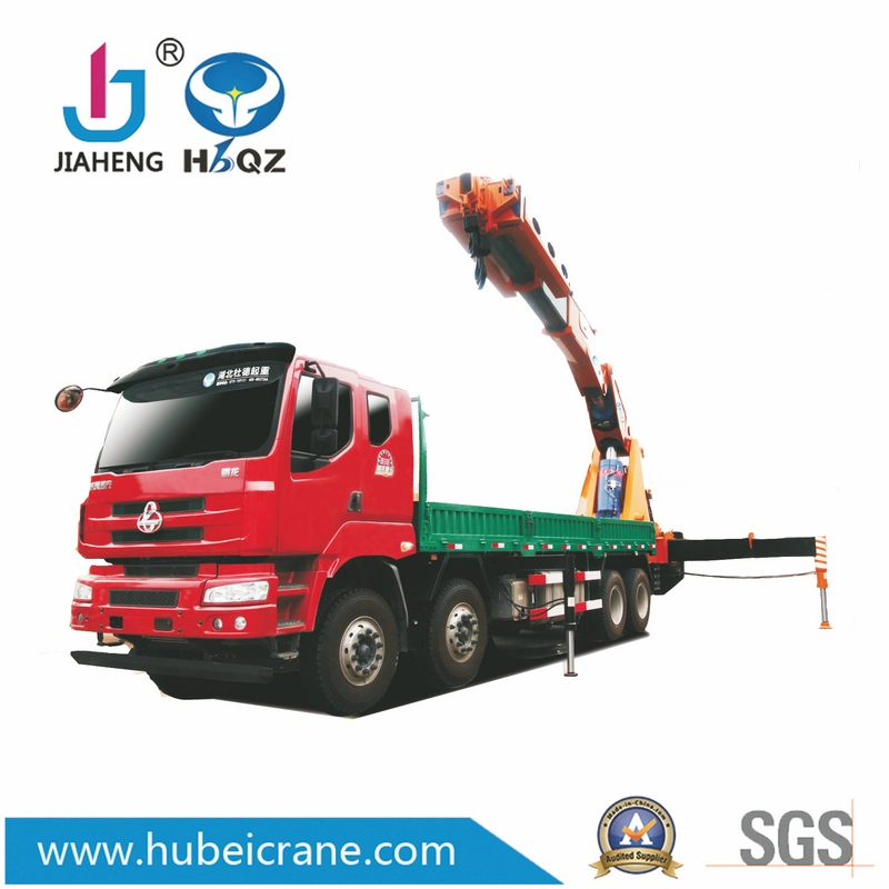 Factory Direct 90 Tons  Heavy Duty HBQZ knuckle Boom Truck Mounted Crane For Promotion