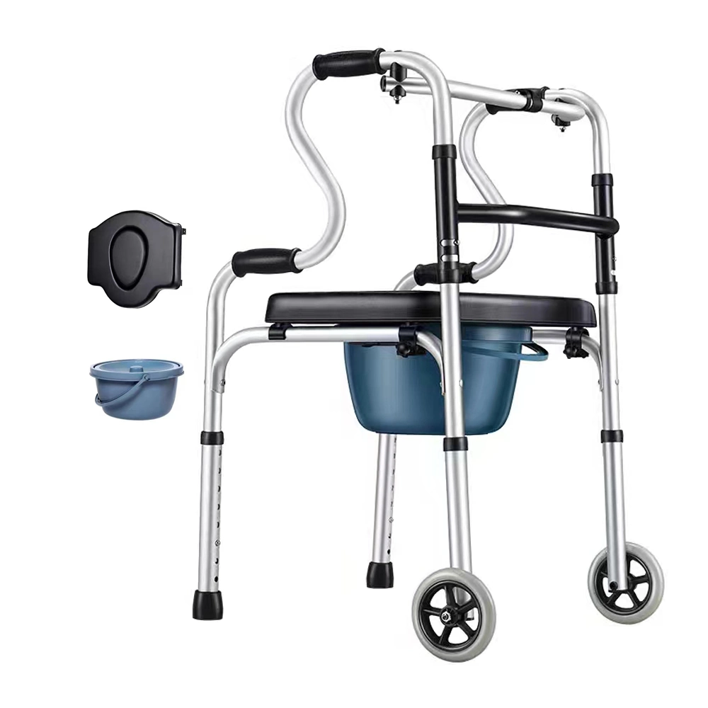 Gehhilfen für Erwachsene Rahmen Walker Krücken Rollator Walker Canes Unterarmkrücken Aluminiumkrücken