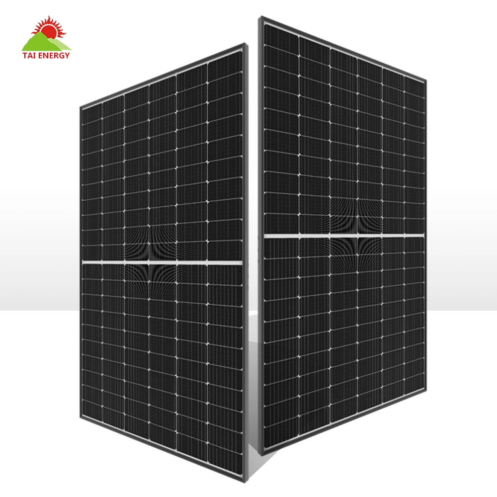 Tai Energy Solar 600W Mono System PV Solarpanel 2022 Kostenloser Versand billiger Preis 182mm halbe Zelle 570W 580W 590W