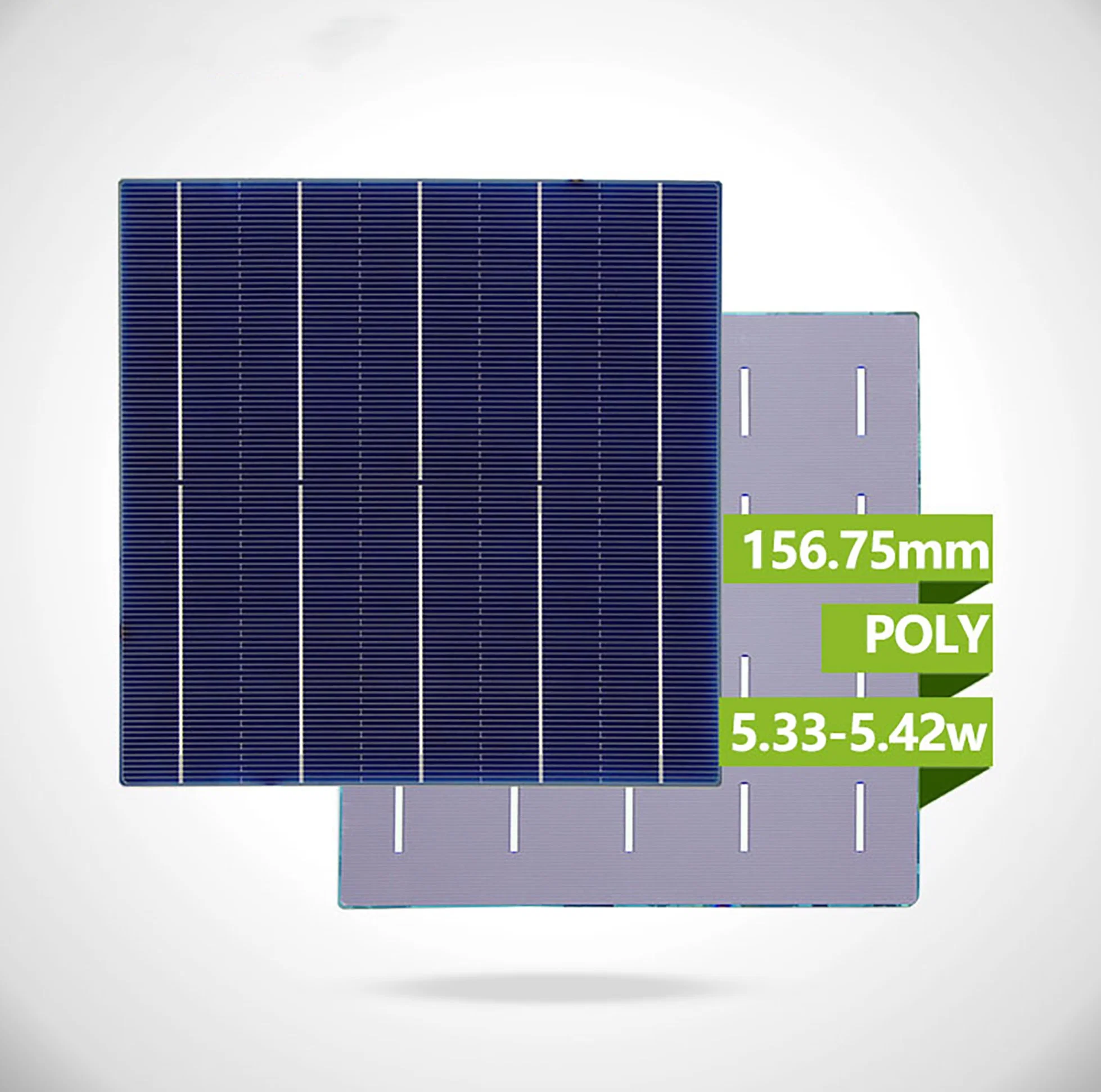 21.5% Poly Solar Cells Grade a Polycrystalline Silicon for 280W Solar Panel