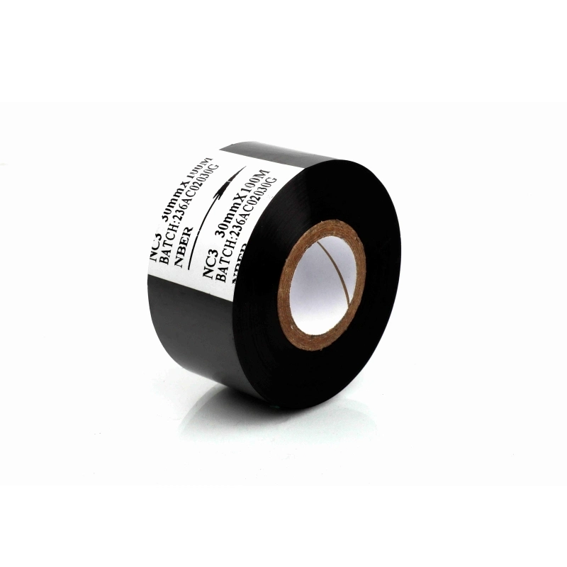 Nc3 30mm*100m Black Hot Stamp Foil for Dates Printer, Coding Ribbon