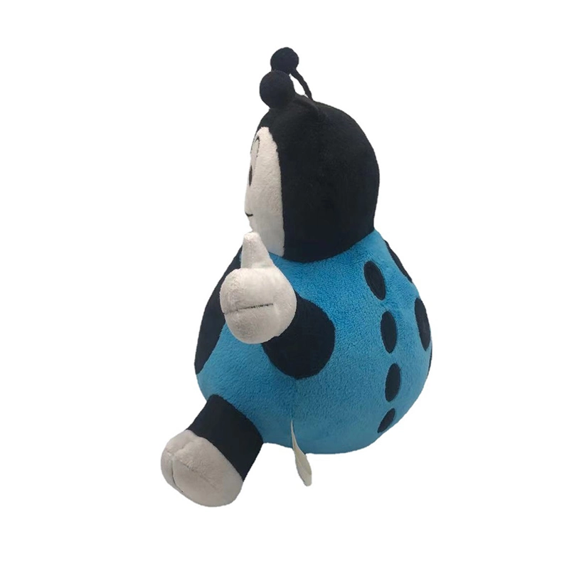 Custom Made Ladybug Design Creative Soft Stuffed Animal Shaped Plush Backrest Cushion