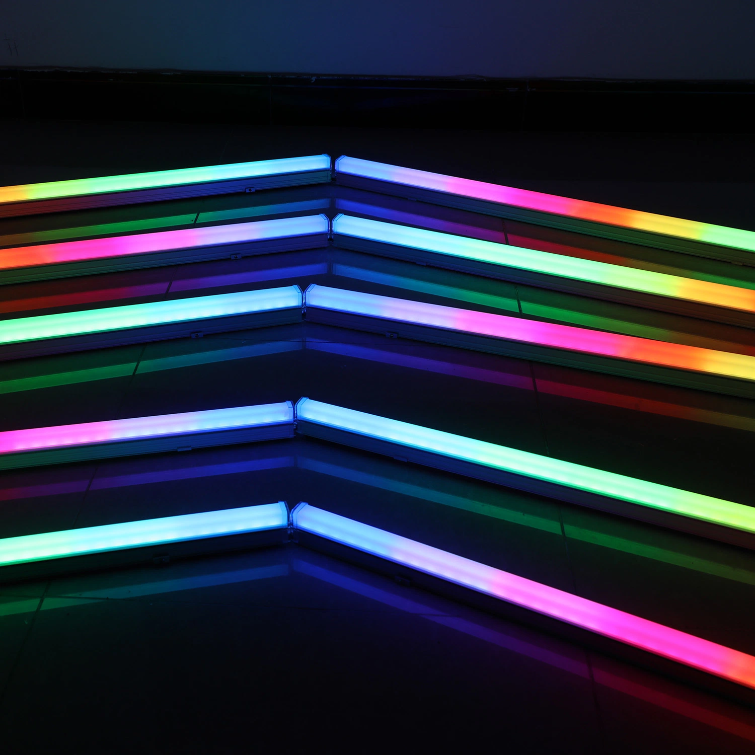 Outdoor IP65 Waterproof RGB Pixel Hotel LED Bar Lighting Outside Aluminum LED Linear Light