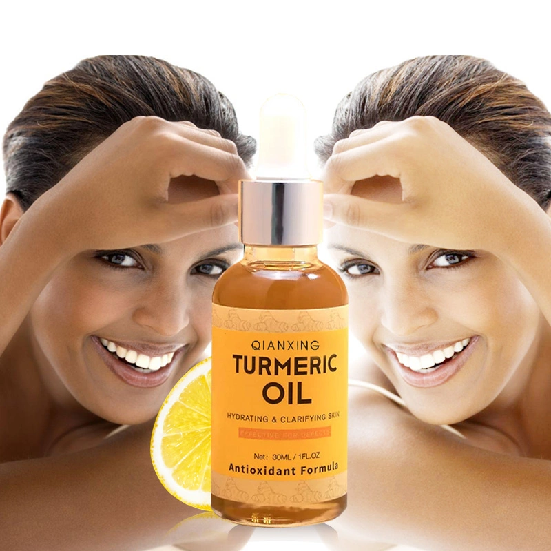 Private Label Organic Essential Tumeric Face Serum Oil for Face Anti Aging