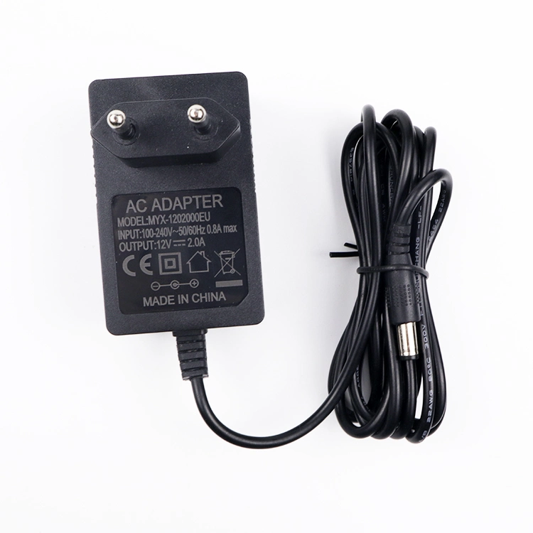 Wholesale/Supplier AC Input 100-240V 50/60Hz to DC Supply AC DC Transformer Adaptor CCTV Wall Switching 12V 2A 24W Power Adapter