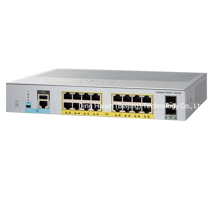 Inteligentes de Capa 2 Red de acceso a la categoría empresarial de 16 Gigabit Switch poe WS-C2960L-16PS-ll