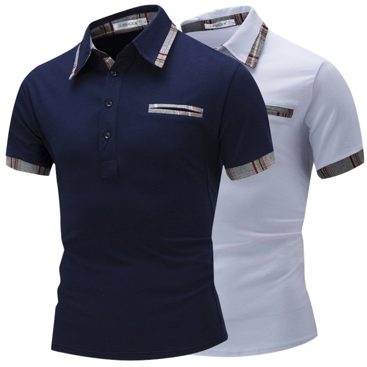 Costumbres Mayorista de alta calidad personalizada de la moda casual hombres camisas Polo Shirt