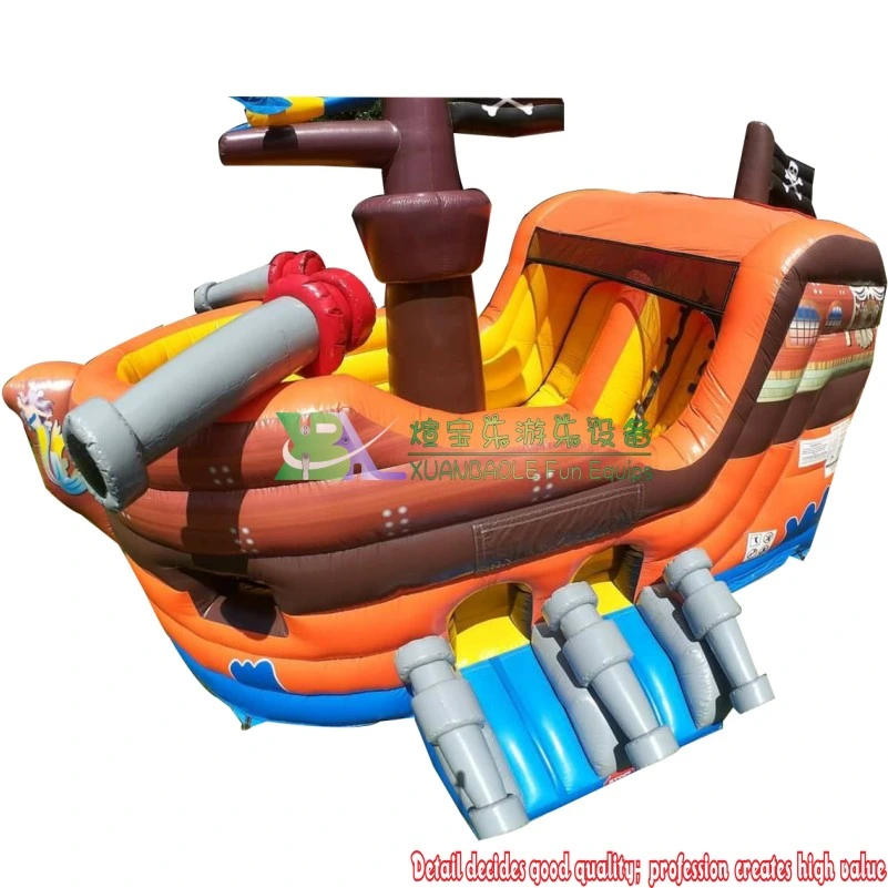 Pirate Combo Inflatable Bouncy Bouncer Party Outdoor Pirate Ship Inflatable Combo Bouncy Castle Slide