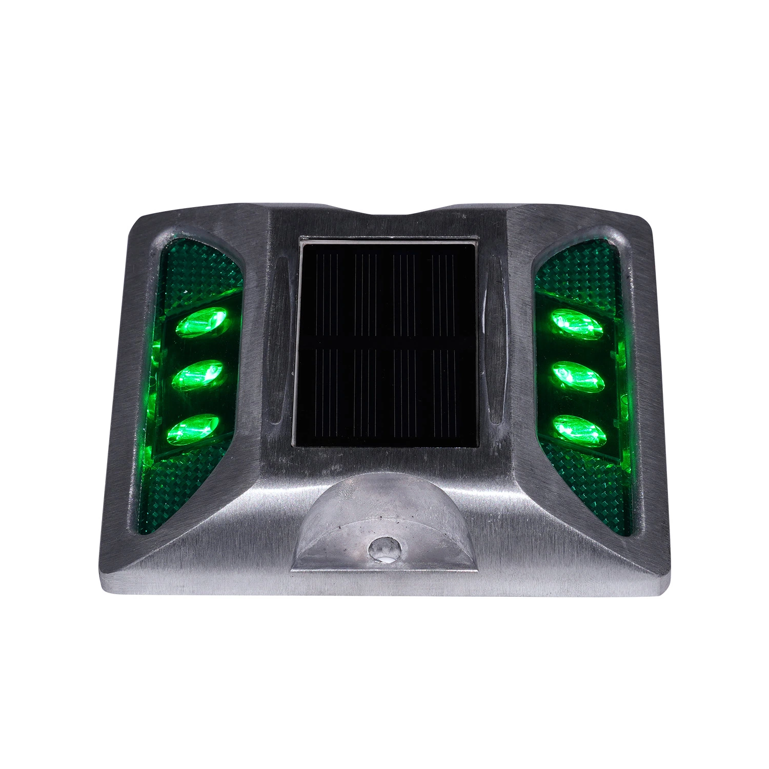 Flash Mode Wholesale/Supplier Price Deck Dock Light Aluminum Housing Solar Powered Road Stud Reflector