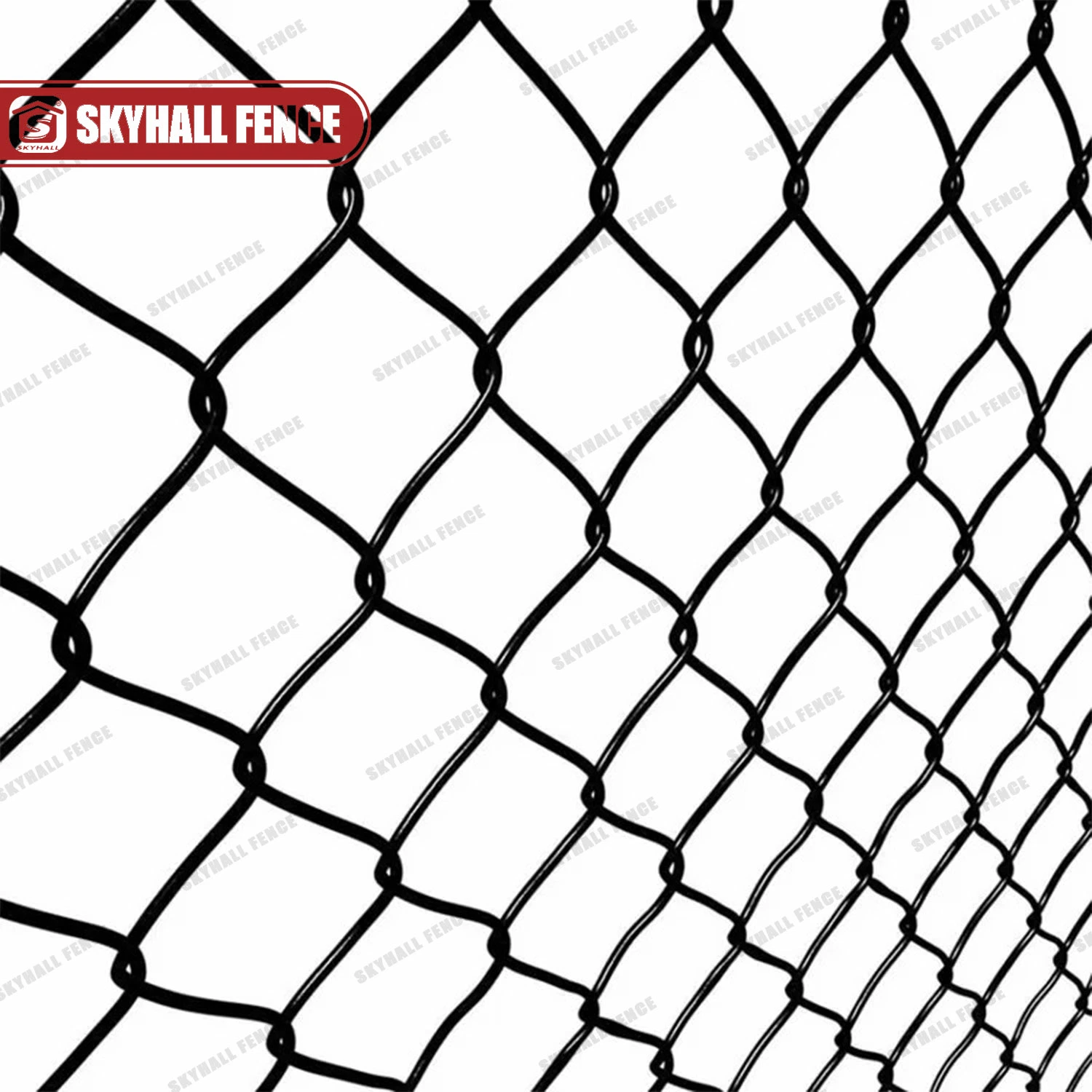 Diamond Mesh Chain Link Fence for School Playground Football Court Construction Project