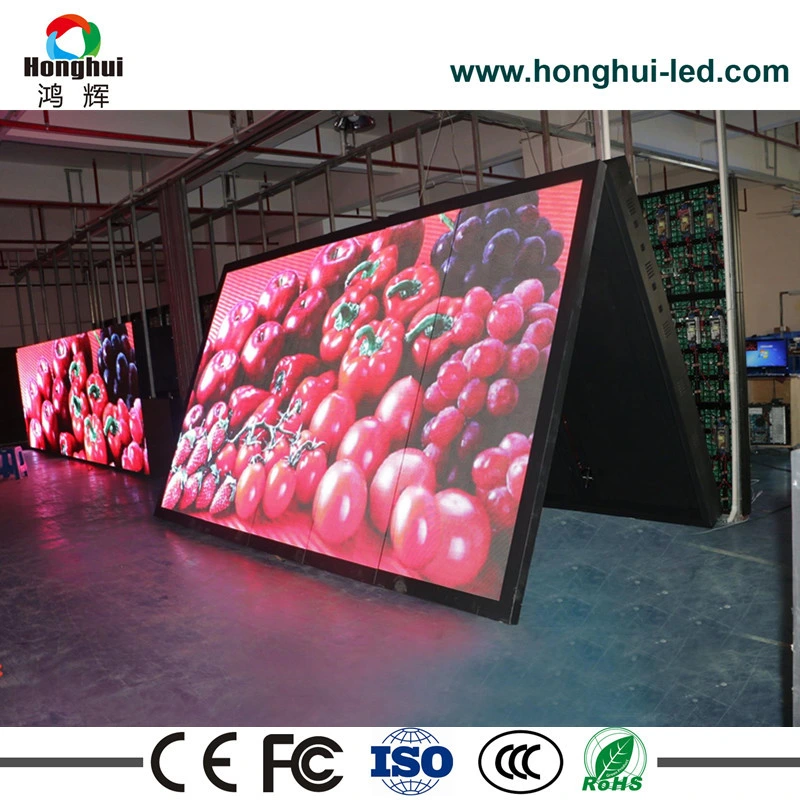 Piscina totalmente colorido frente aberta P4 P5 P6-P8 P10 Display LED para sinal de Publicidade em outdoor de tela