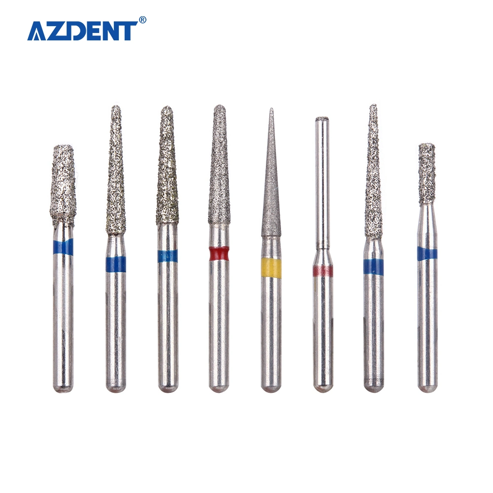 Azdent Dental Diamond Burs Fg Crown Preparation Molar Teeth Kit