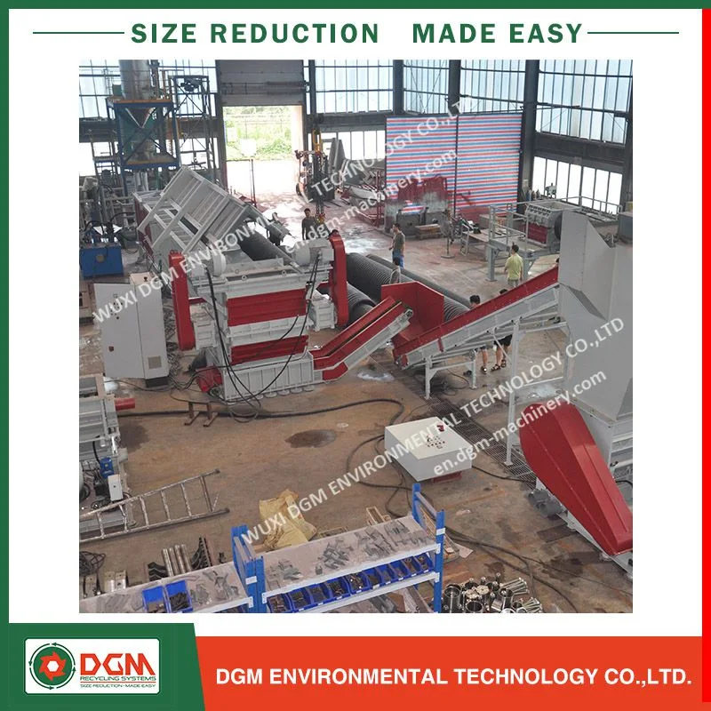 Low Power Consumption Pipe Recycling Plant for Plastic Tube Shredding