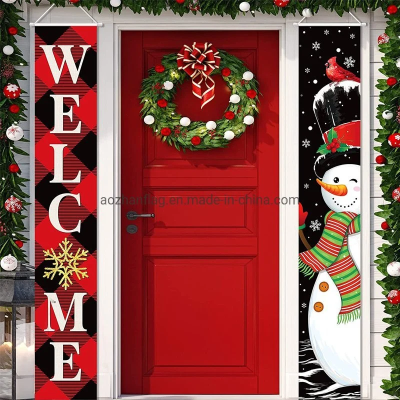 Wholesale/Supplier Custom180X30cm Inch 2020 New Custom Design Christmas Halloween Door Flag Banners